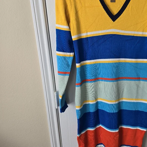 J.Crew Ribbed sweater-dress in stripe - Picture 5 of 13